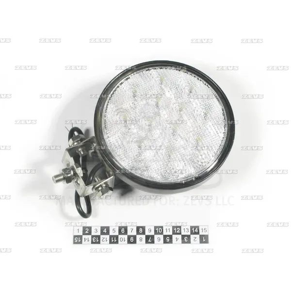 Фара доп света (луч рассеевающийся) 12 leds 12-24v ZEVS KW-113F