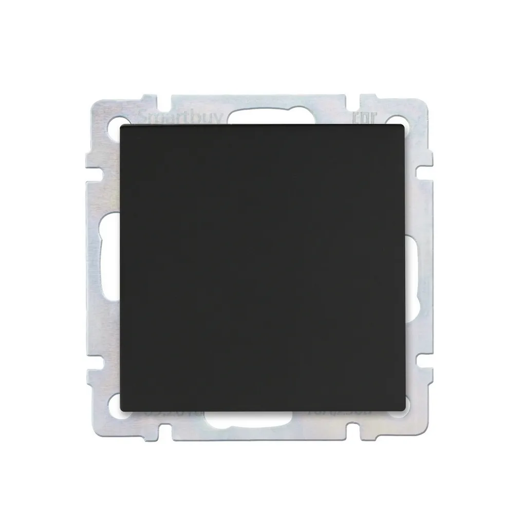 Выключатель 1-клавишный 10а черный нептун SMARTBUY SBE-05B-10-SW1-0