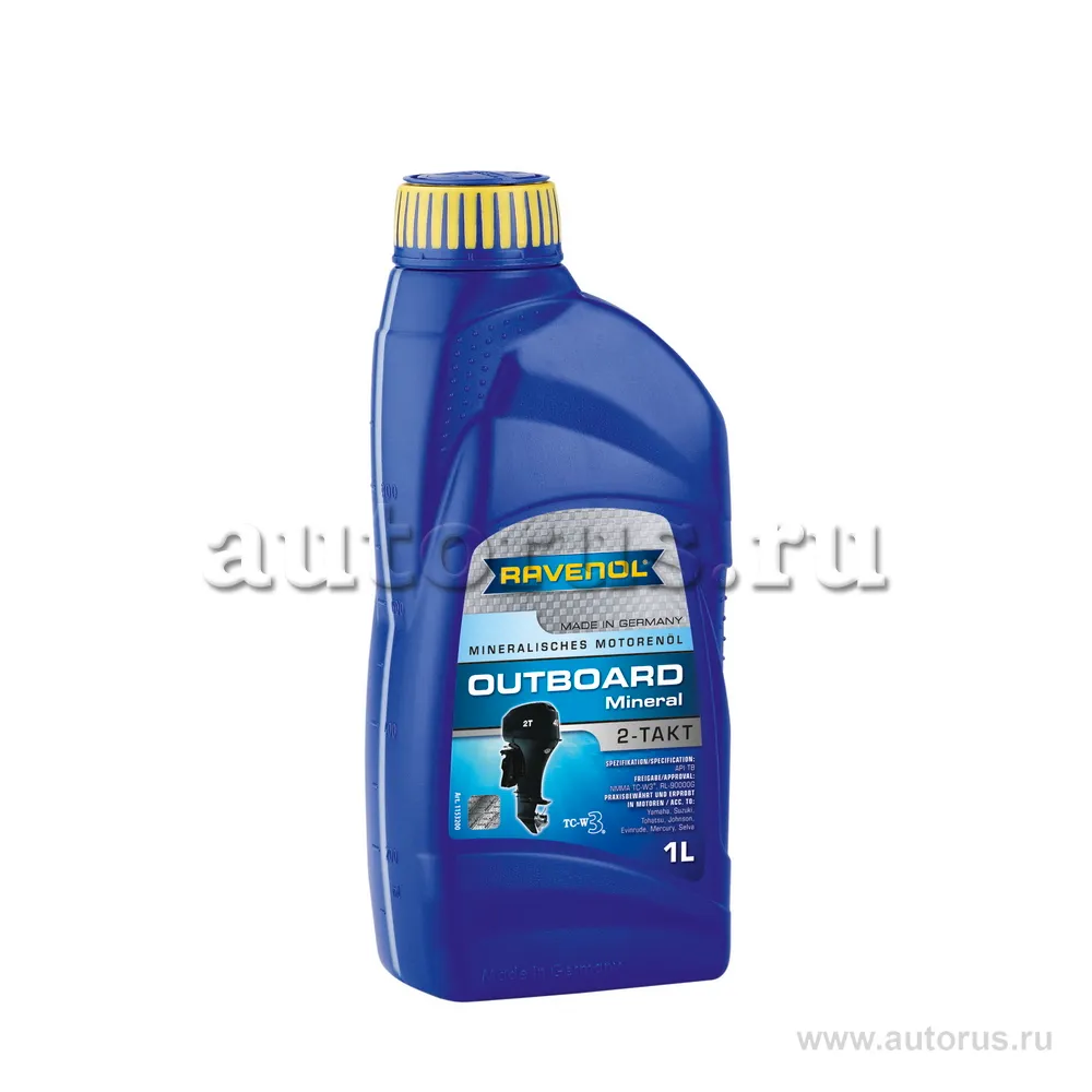 Масло моторное Ravenol Outboard 2T Mineral минеральное 1 л 1153200-001