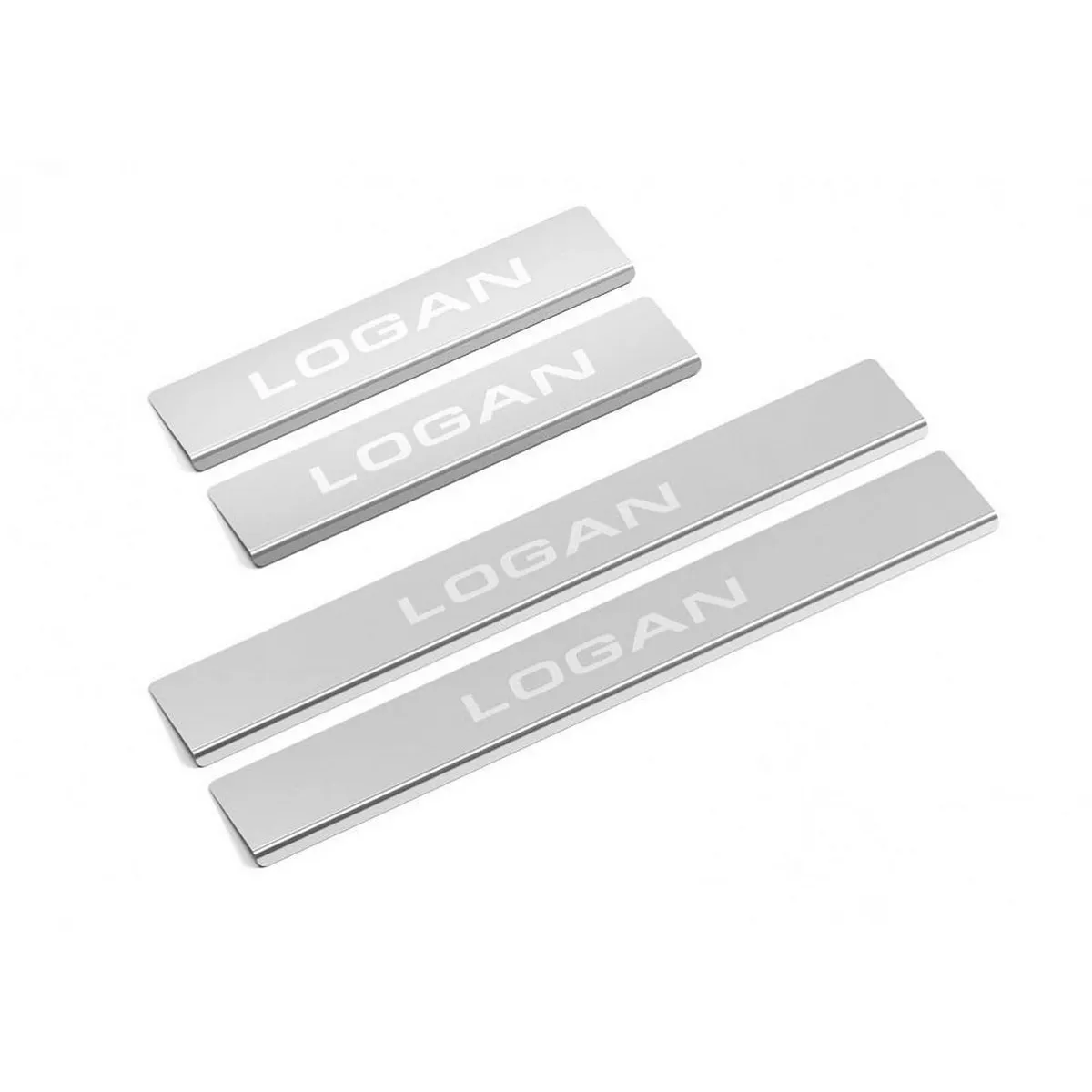 Накладки порогов AutoMAX (4 шт.) Renault Logan 2014- AutoMax AMRELOG01