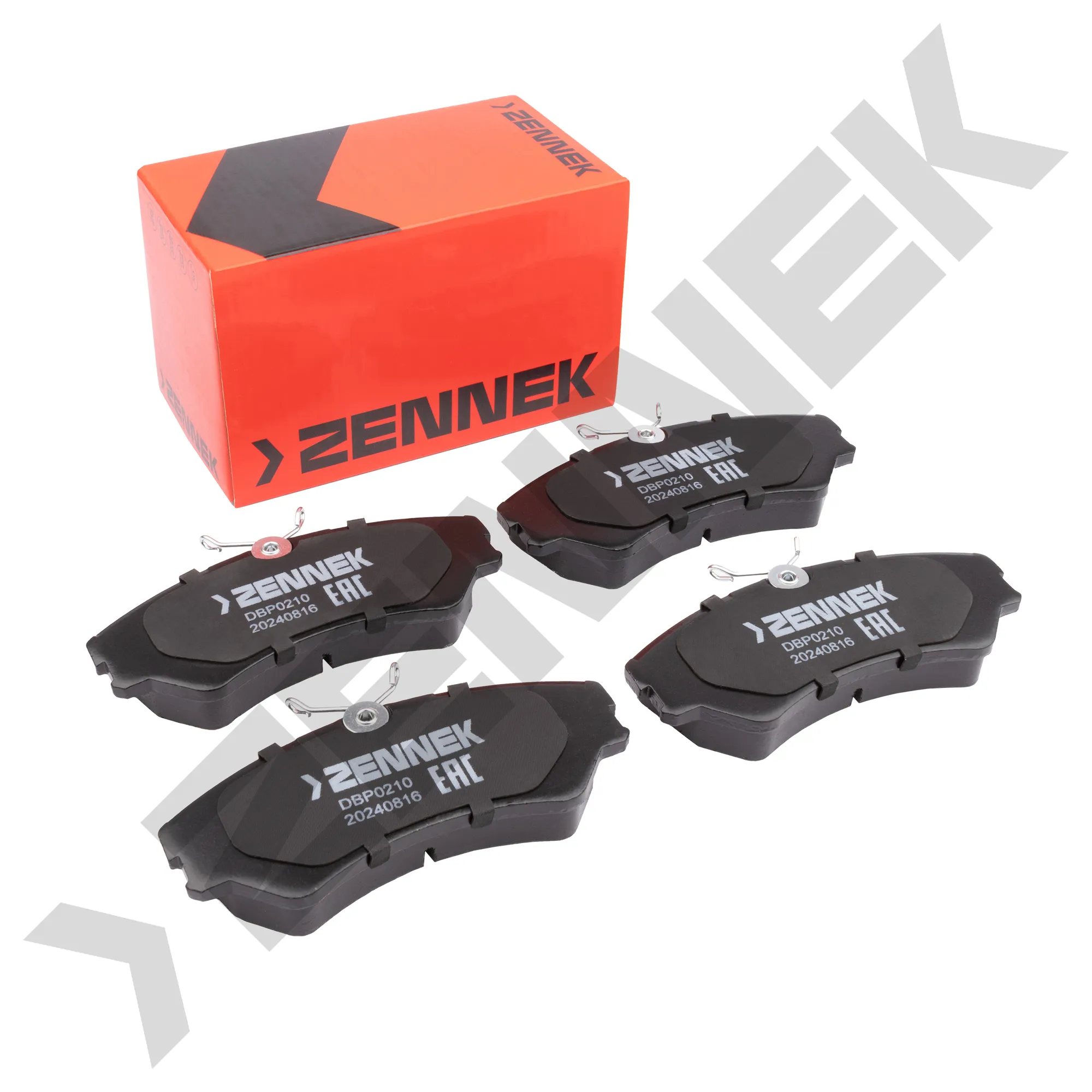 Колодки тормозные дисковые передние VW T4 90-04, ZENNEK DBP0210
