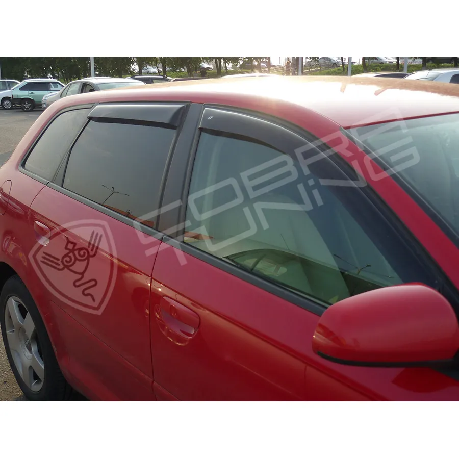 Дефлектора на окна Audi A3 Hb 5d (8L) 1998-2003 деф.окон Cobra Tuning A13598