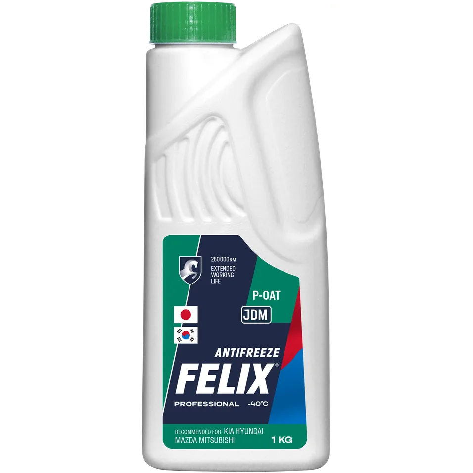 Антифриз Felix JDM G12++ готовый -40 зеленый 1 кг 430206330