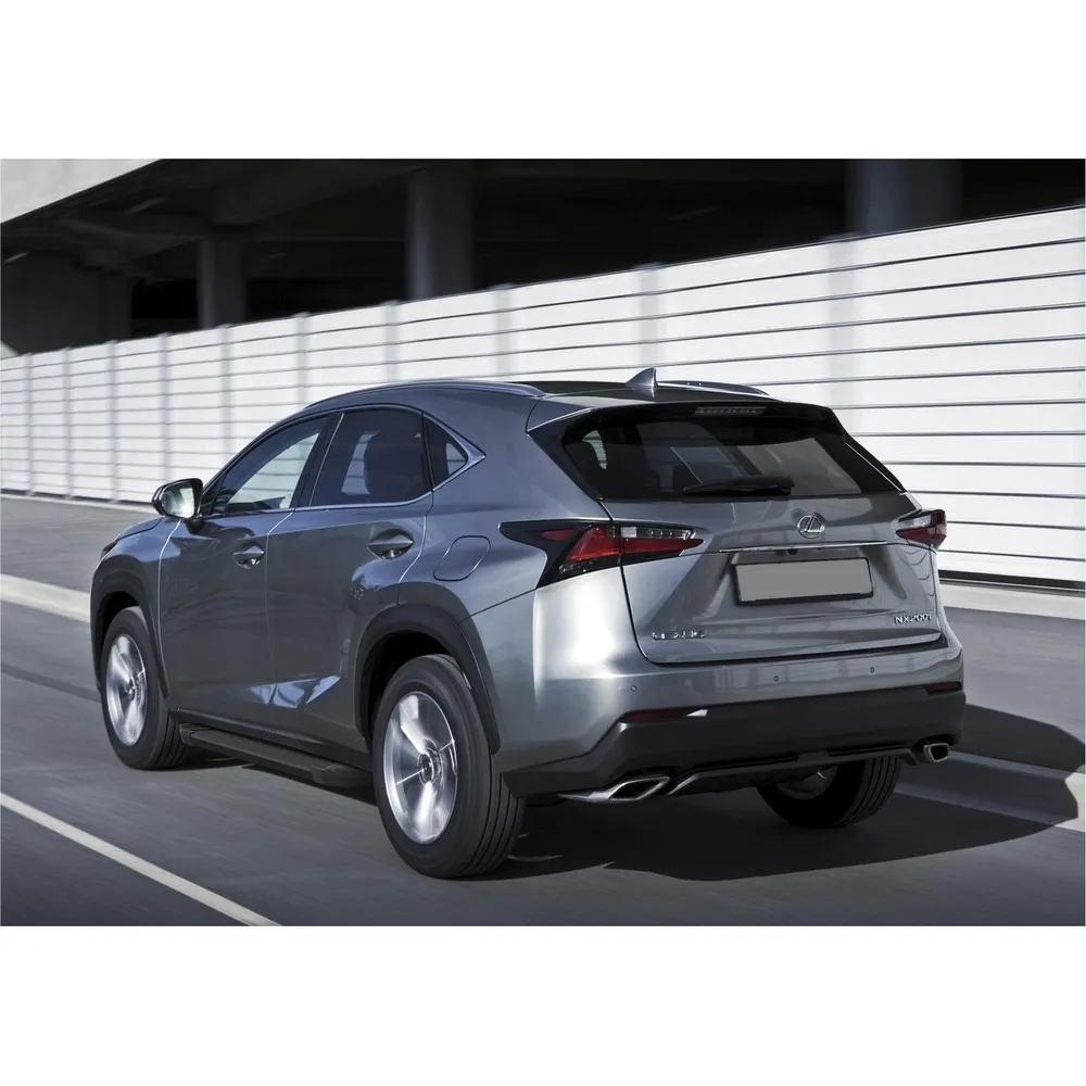 Порог-площадка Black F173ALB + комплект крепежа, RIVAL, Lexus NX 2014-2017 Lexus NX F173ALB.3202.1