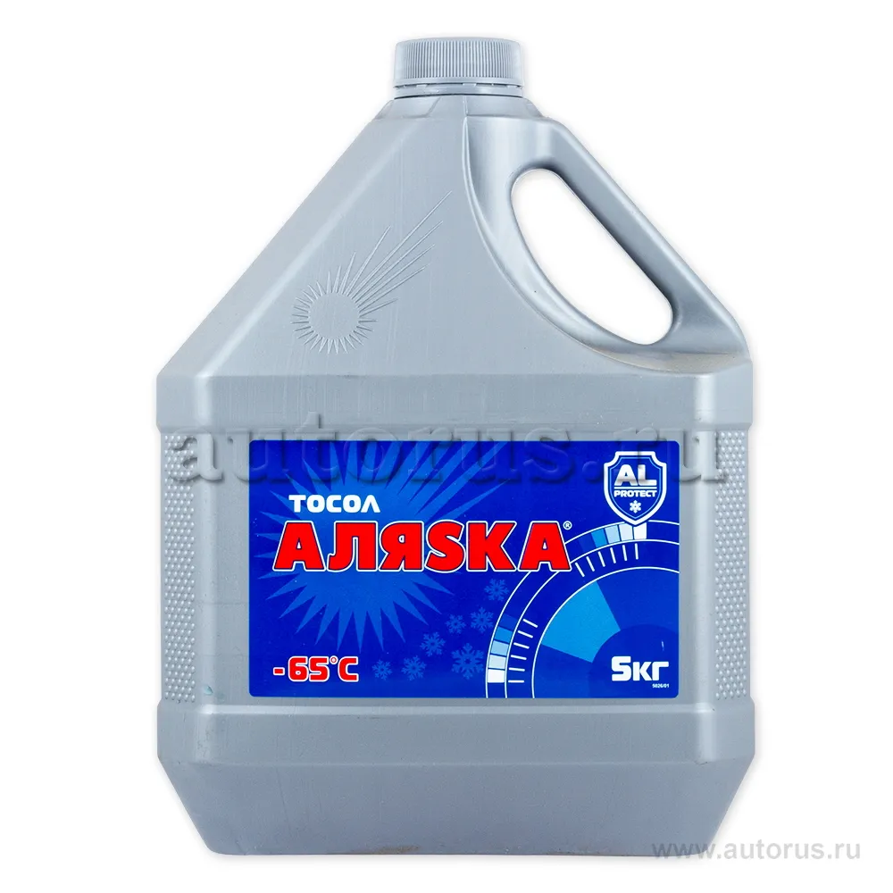 Тосол Аляска А-65 готовый -65C синий 5 кг 5026