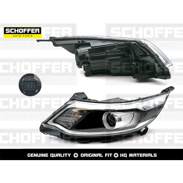 Фара левая линзованная Kia Rio 15-17 SCHOFFER SHF12120