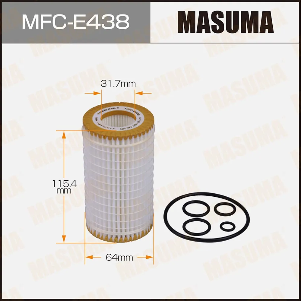 Фильтр масляный MASUMA MFCE438