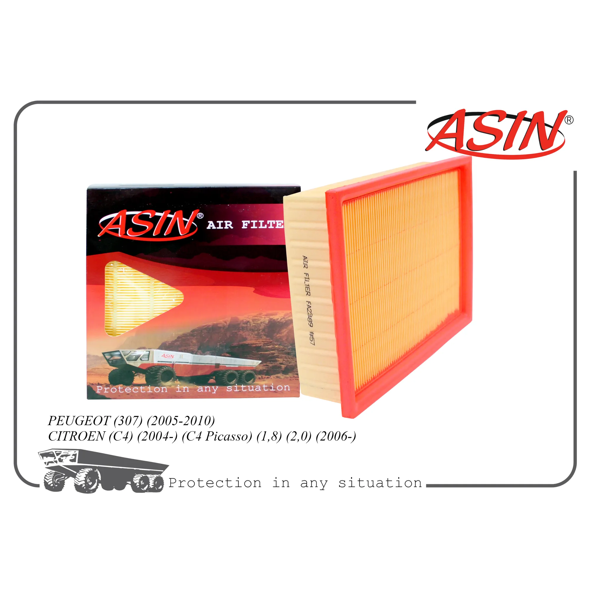 Фильтр воздушный 1444.VX/ASIN.FA2389 ASIN ASIN ASIN.FA2389