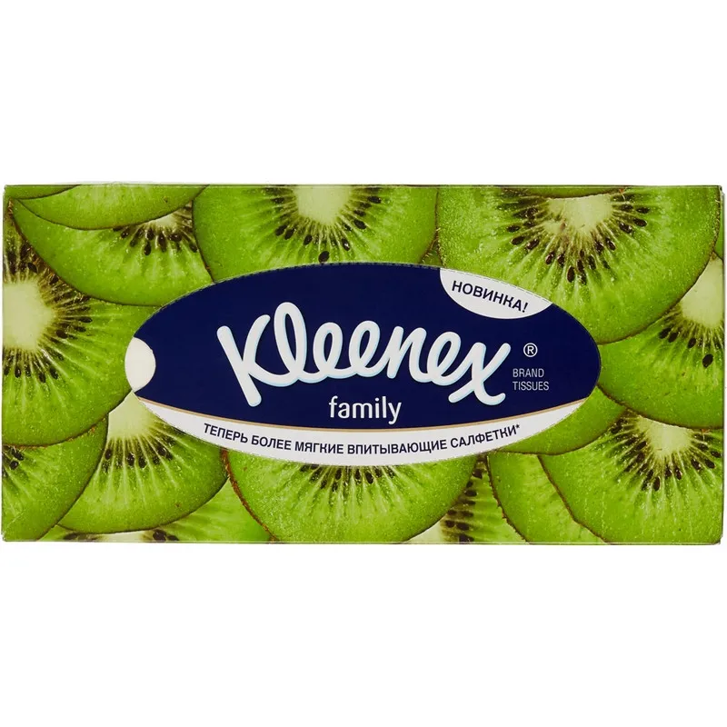 Салфетки косметические Kleenex Family 150шт/уп 1072428