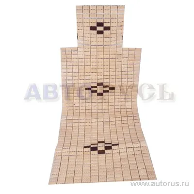 Накидка на сиденье массажная 136x44 см бамбук бежевая 1шт BOLK BK02093