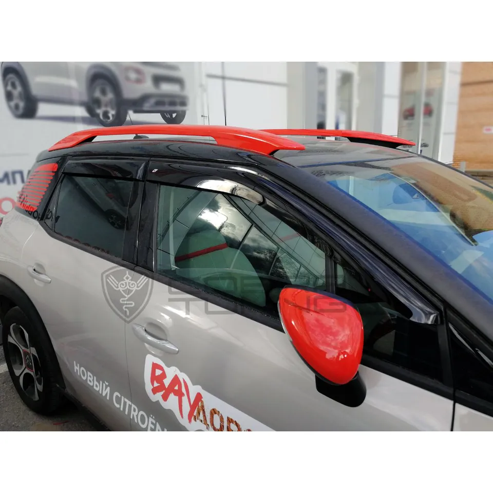Дефлектора на окна Citroen C3 Aircross 2018 деф.окон Cobra Tuning C43118