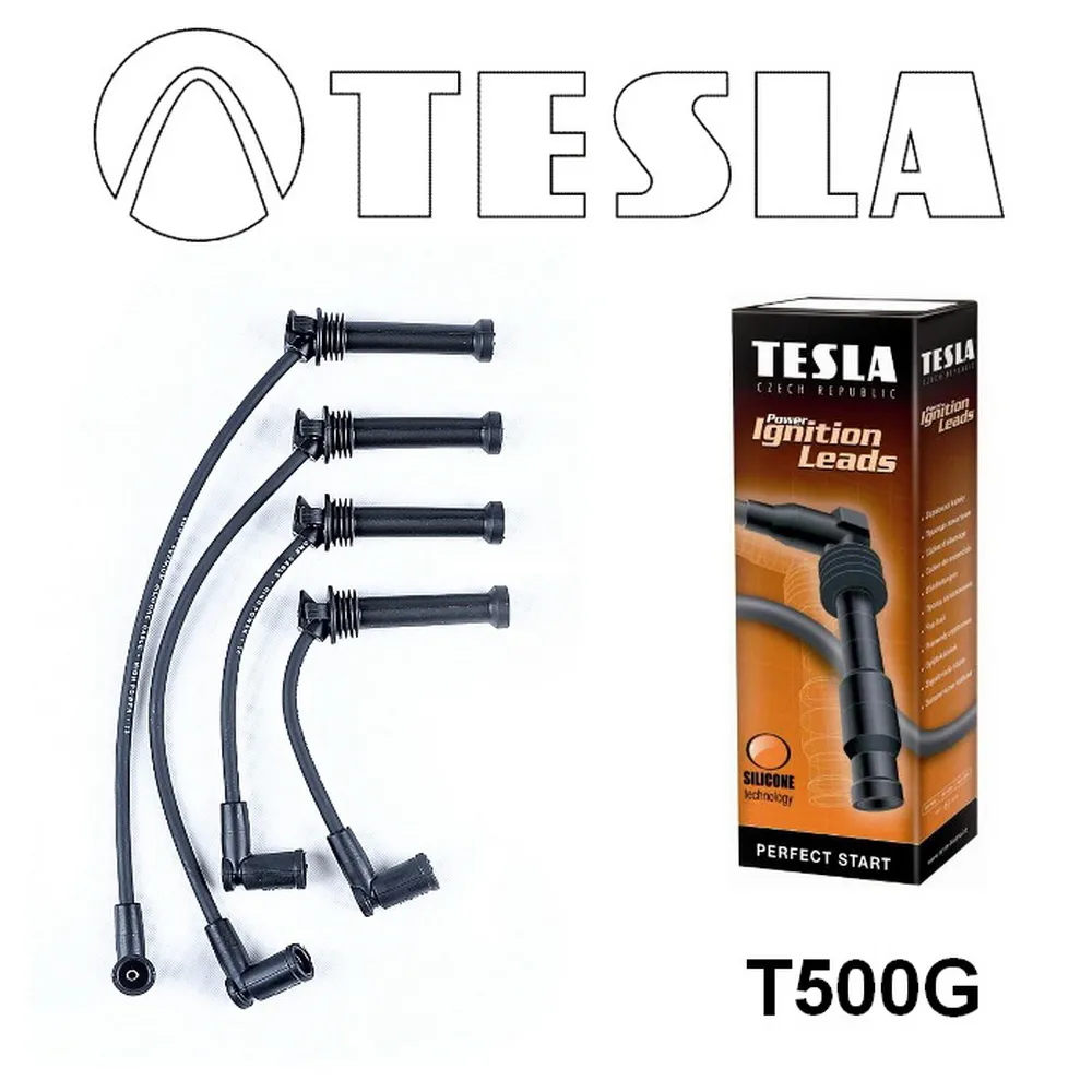 Провода высоковольтные FORD FIESTA/FOCUS 1/FUSION 00-> 1.3/1.4/1.6L TESLA T500G