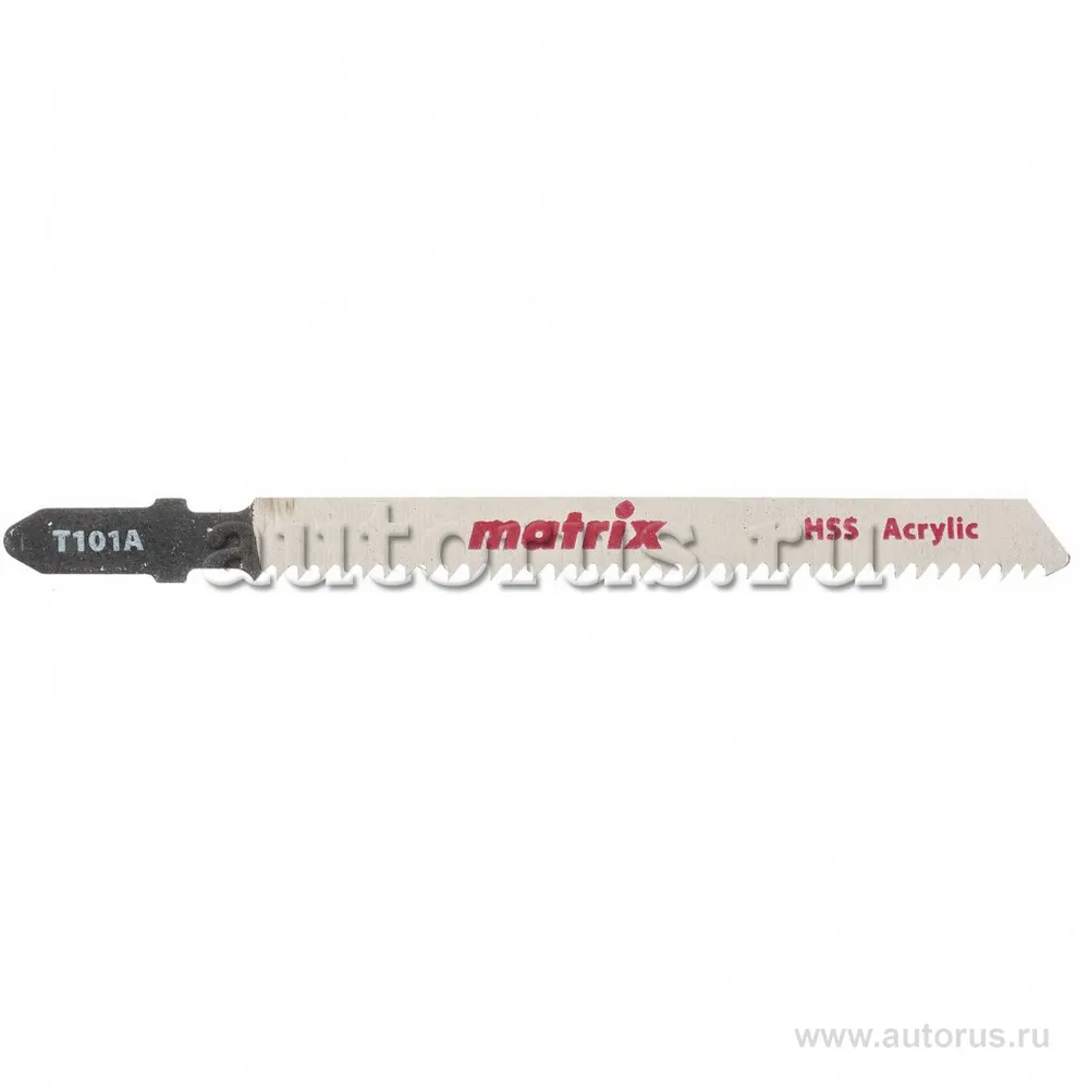 Полотна для электролобзика по пластику, 3 шт, T101A, 72x2 мм, HSS MATRIX 78232 MATRIX 78232