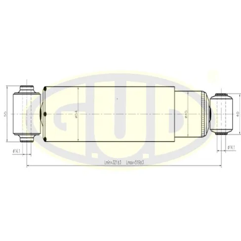 АМОРТИЗАТОР ЗАД MER SPRINTER 4-t 96-06