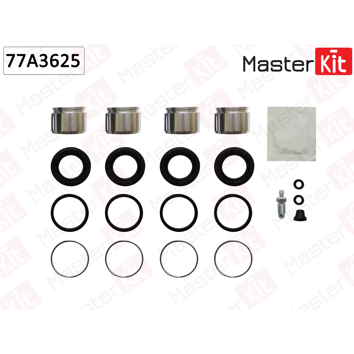 Ремкомплект тормозного суппорта + поршень TOYOTA HILUX III 08-05- MASTERKIT 77A3625