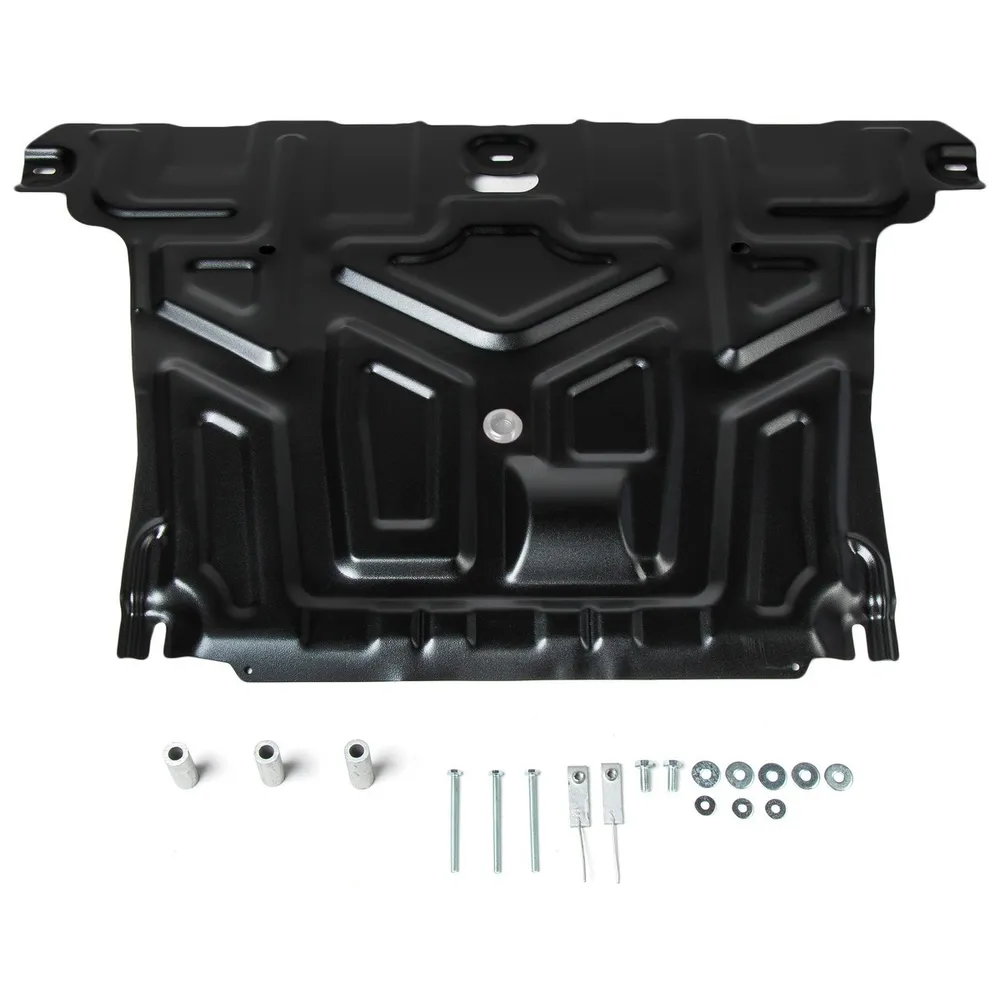 Защита картера + КПП + комплект крепежа, AutoMAX, Сталь, Hyundai Creta, V - 1.6, 2.0