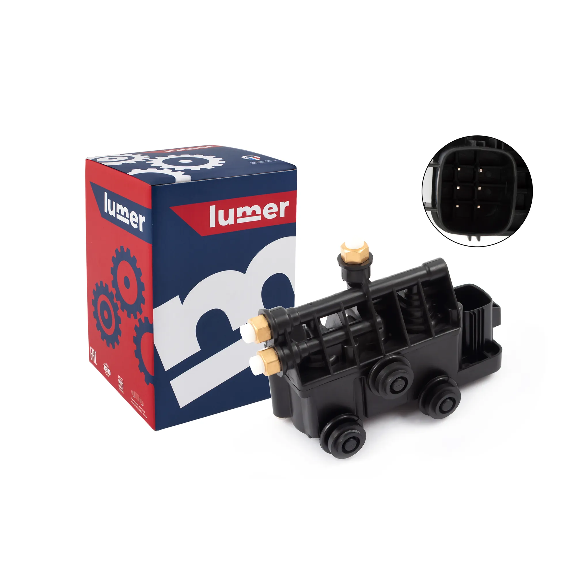 Блок клапанов пневмоподвески LAND ROVER Lumer LM10592