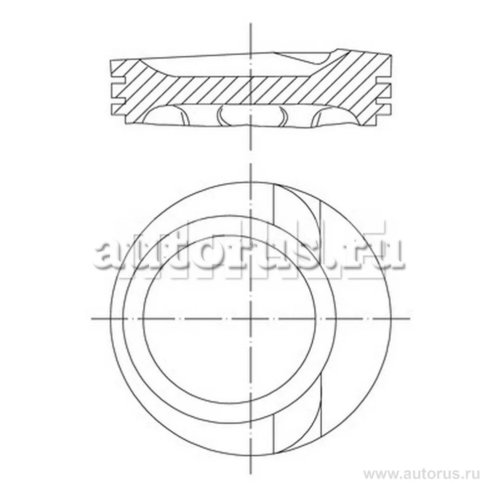 Поршень d81.00x1.5x1.75x3.0 STD [min 1] Цена за 1 шт