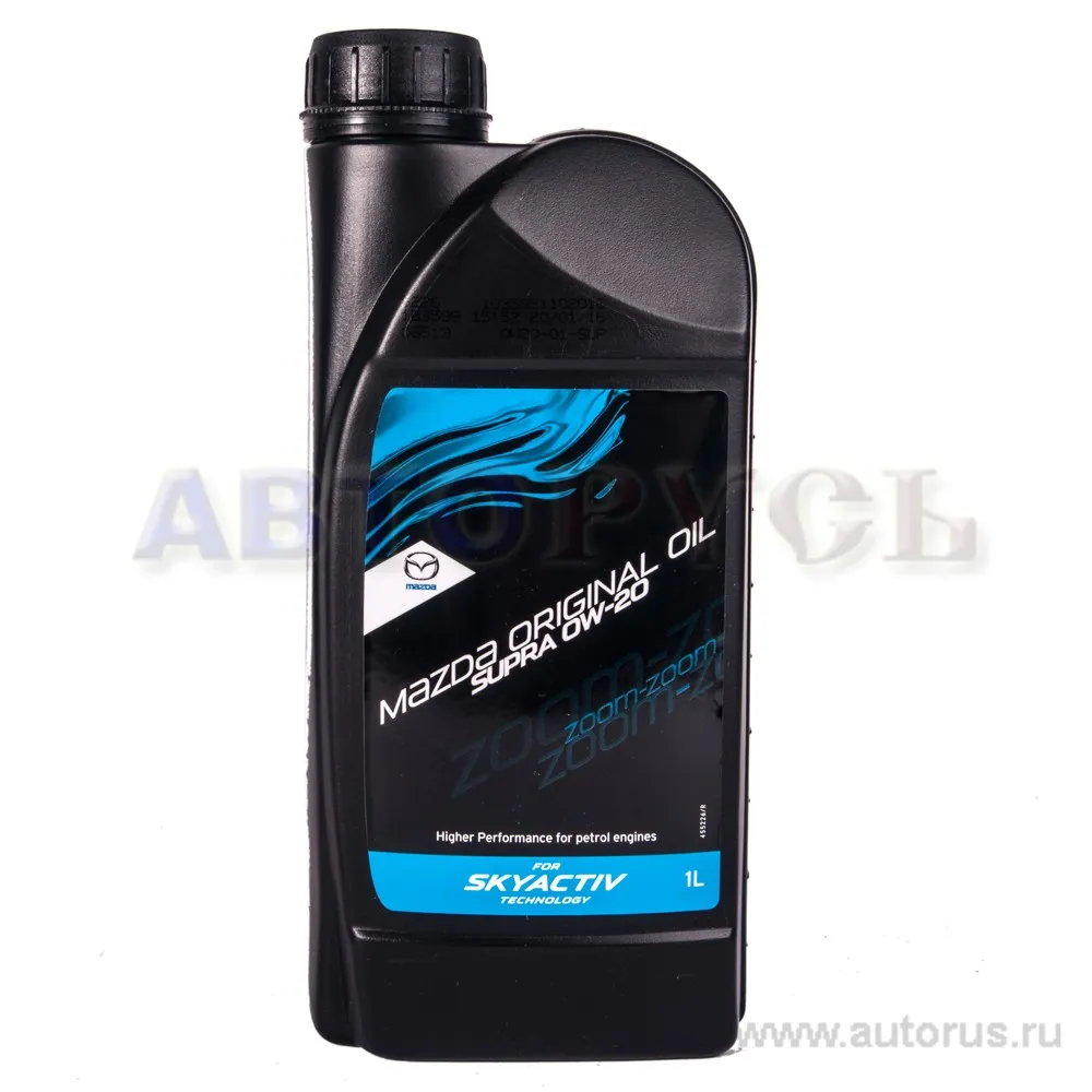 Масло моторное MAZDA Supra SkyActiv 0W-20 синтетическое 1 л 8300-77-226