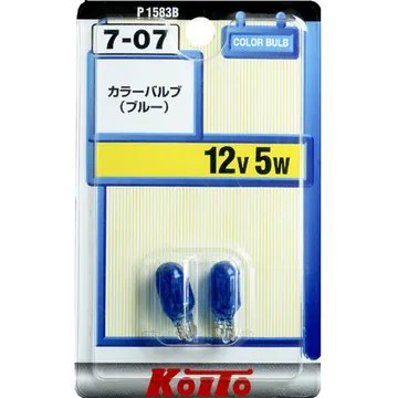 Лампа 12V W5W 5W W2,1x9,5d KOITO Blue Vision 2 шт. блистер P1583B