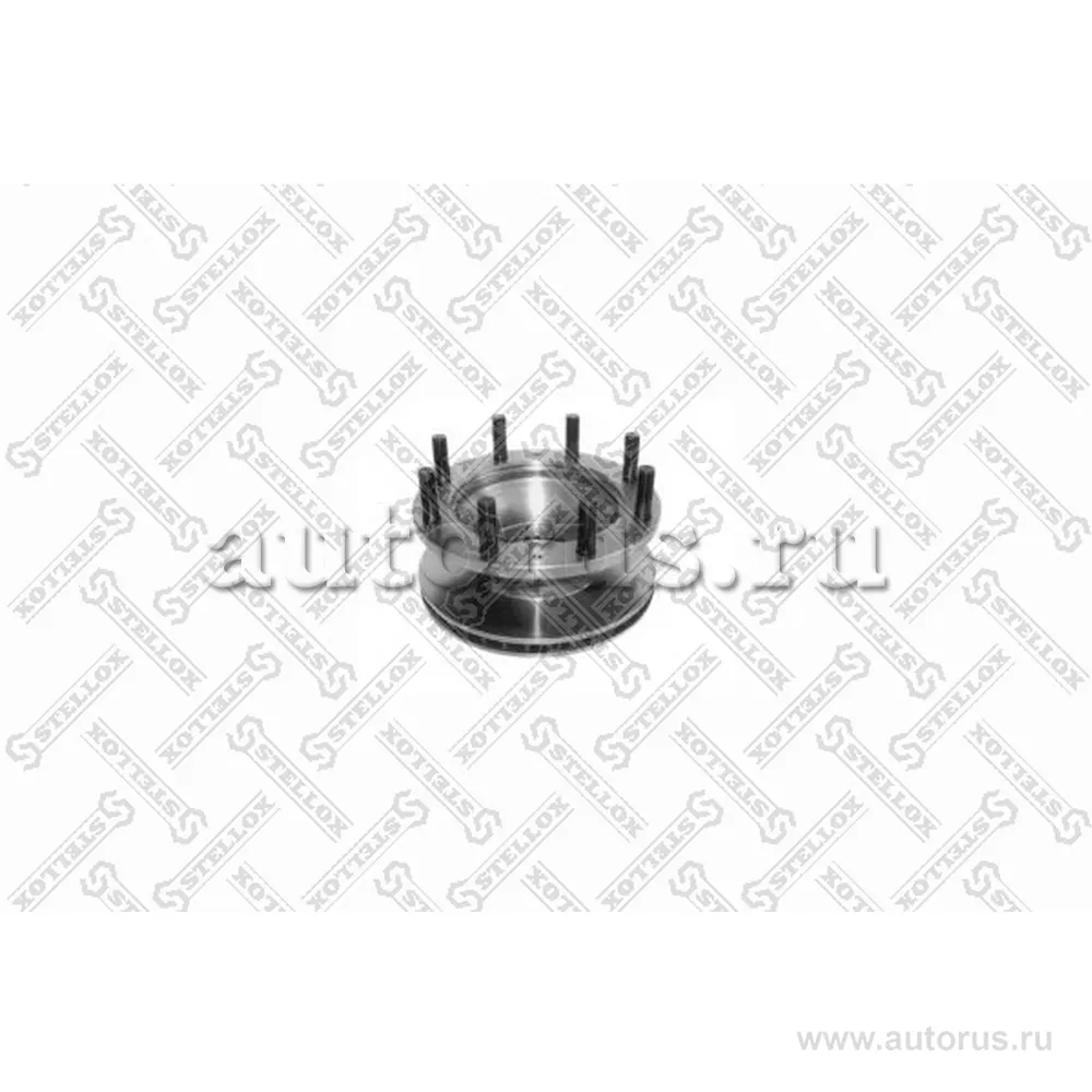 Диск тормозной 1шт. вентилируемый IVECO 322/220X30/129 STELLOX 8500894_SX