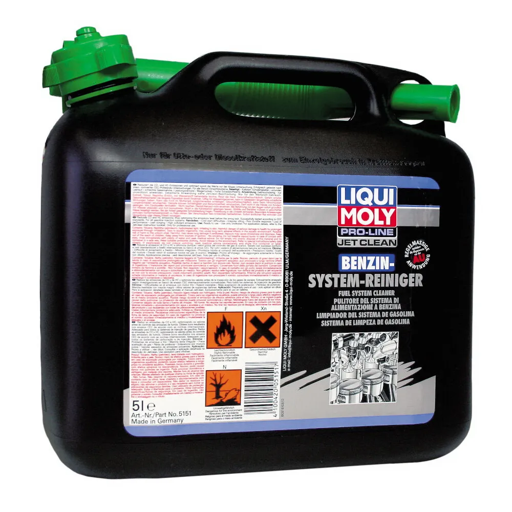 Жид. д/очистки бенз. сист. впрыска JetClean Benz. Syst. Rein. (5л) LIQUI MOLY 5151