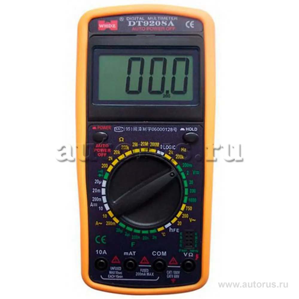 Мультиметр DT 9208A Ресанта 61/10/507