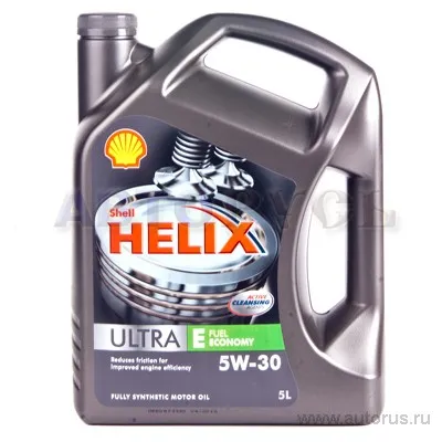 Масло моторное SHELL Helix Ultra E 5W-30 синтетическое 5 л 550027512