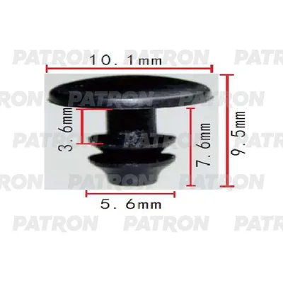 Клипса пластмассовая Acura,Honda применяемость: уплотнитель PATRON P371955