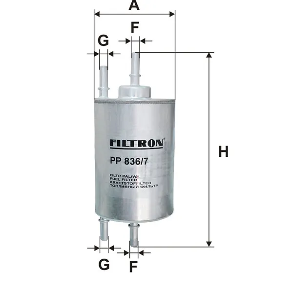 Фильтр топливный FILTRON PP836/7