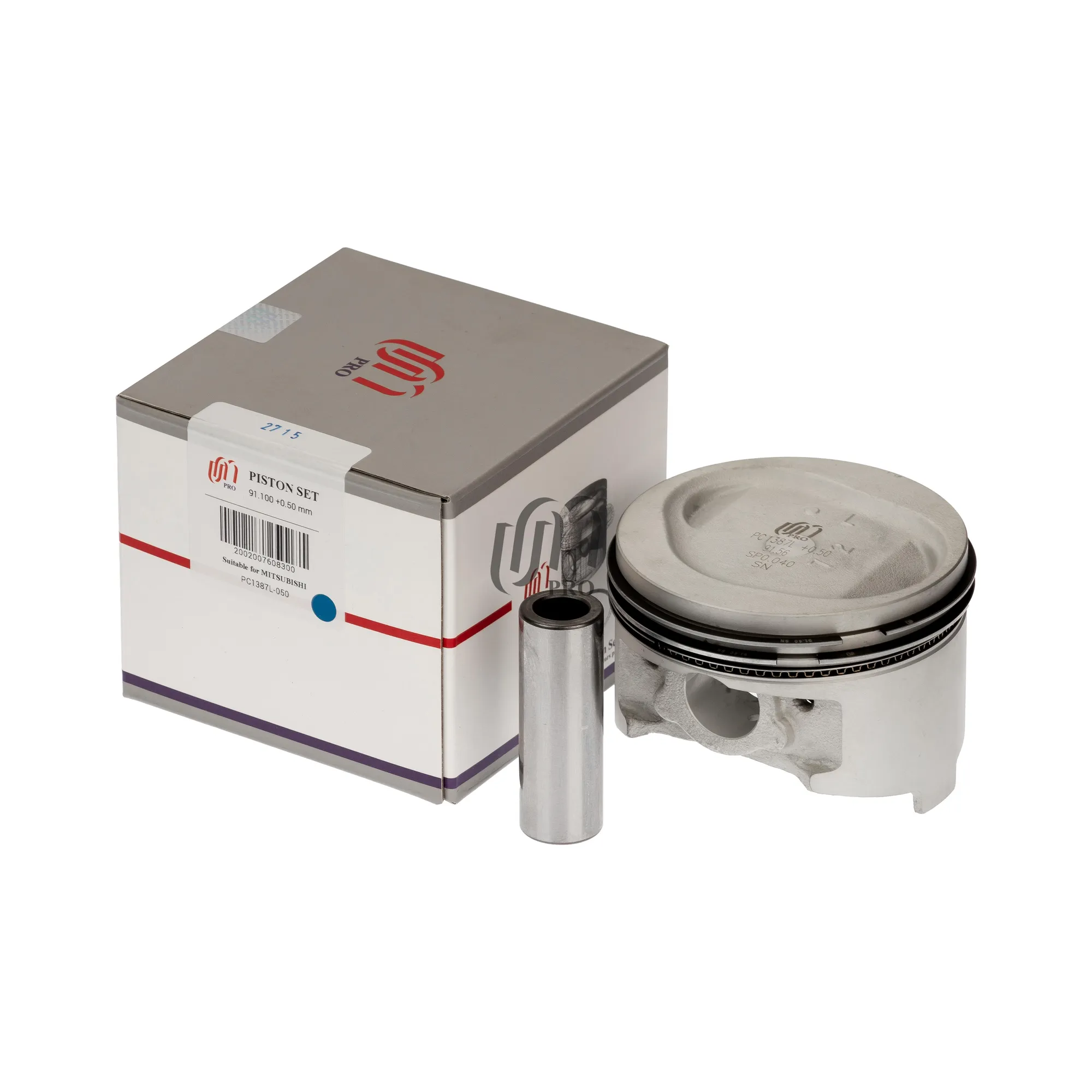 Поршень 0.50 с кольцами левый MITSUBISHI 6G72 D91.1 0.50 UM UNITED MOTORS PC1387L050
