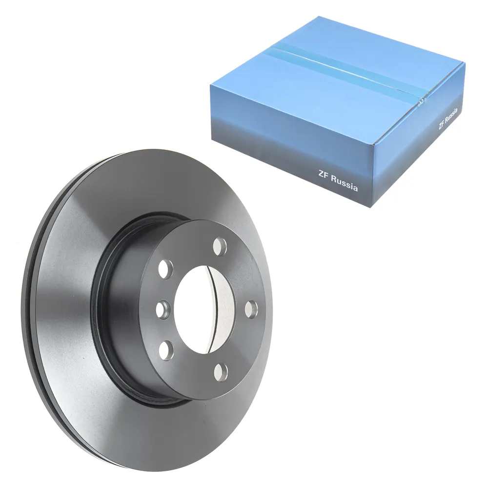 Диск тормозной передний для BMW 1-F20/F21 / 3-F30/F31/F34/F80 / 4-F32/F33/F36 ZF RUSSIA DF6143S ZFR