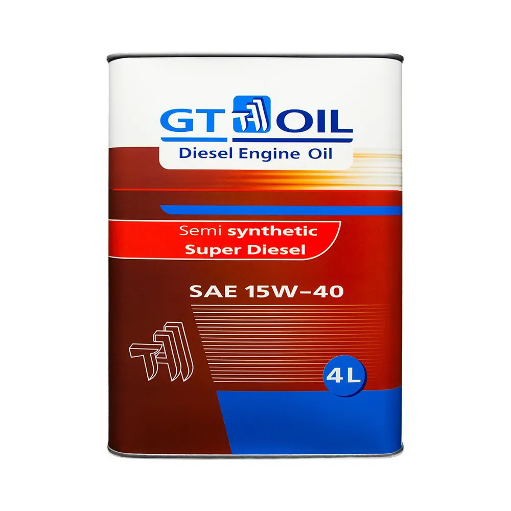 Масло моторное GT OIL Super Diesel 5W-40 полусинтетическое 4 л 8809059407509