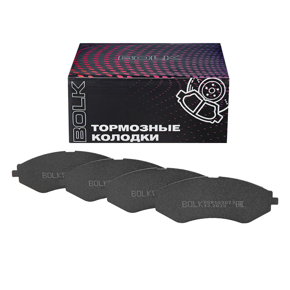 Колодки передние DAEWOO NEXIA KLETN1.5 16V 03-08 BOLK BBR103023