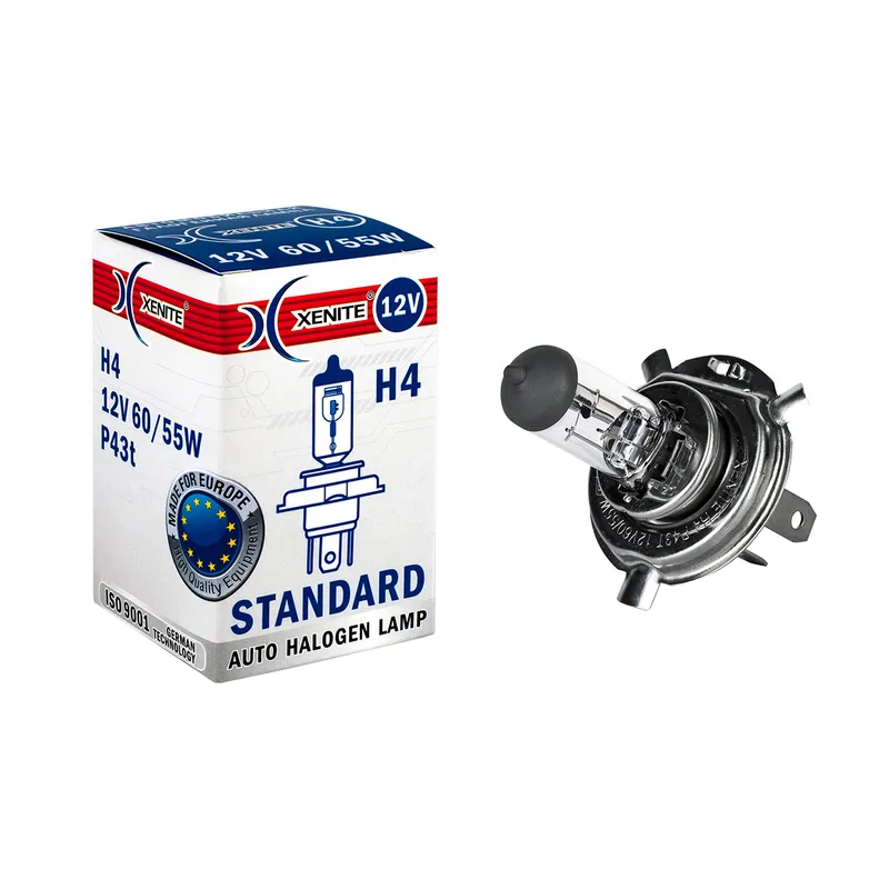 Лампа галоген Xenite Standard H4 (P43t) XENITE 1007013
