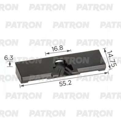 Клипса пластмассовая Клипса молдинга крыши Toyota PATRON P37-3831