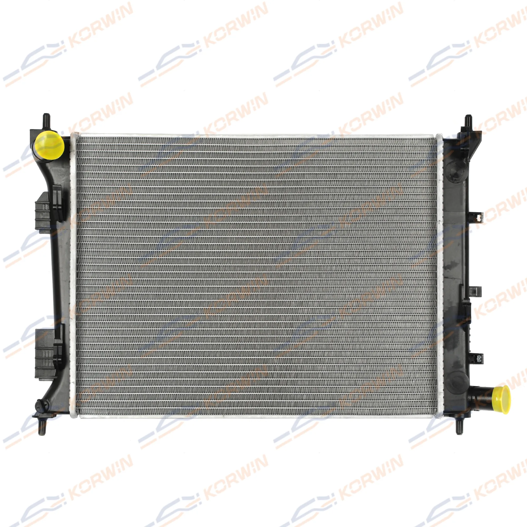 Радиатор охлаждения Kia Rio/Hyundai Solaris (11-17) MT паяный KORWIN KWKB4000