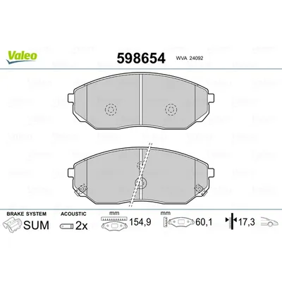 Колодки тормозные kia sorento 02- передние