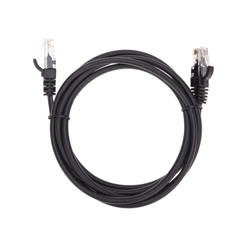 Патч-корд U/UTP, CAT 5e, RJ45-RJ45, 26AWG, LSZH, черный, 1,5м REXANT 02-0102-105