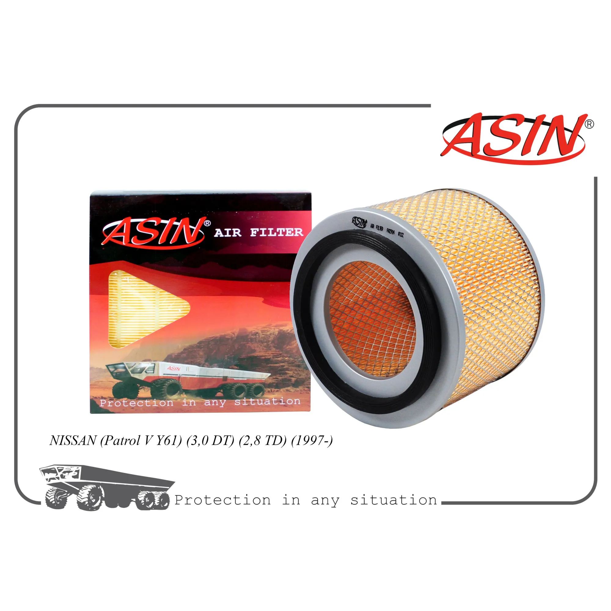 Фильтр воздушный 16546-VC10A/ASIN.FA2914 ASIN ASIN ASIN.FA2914