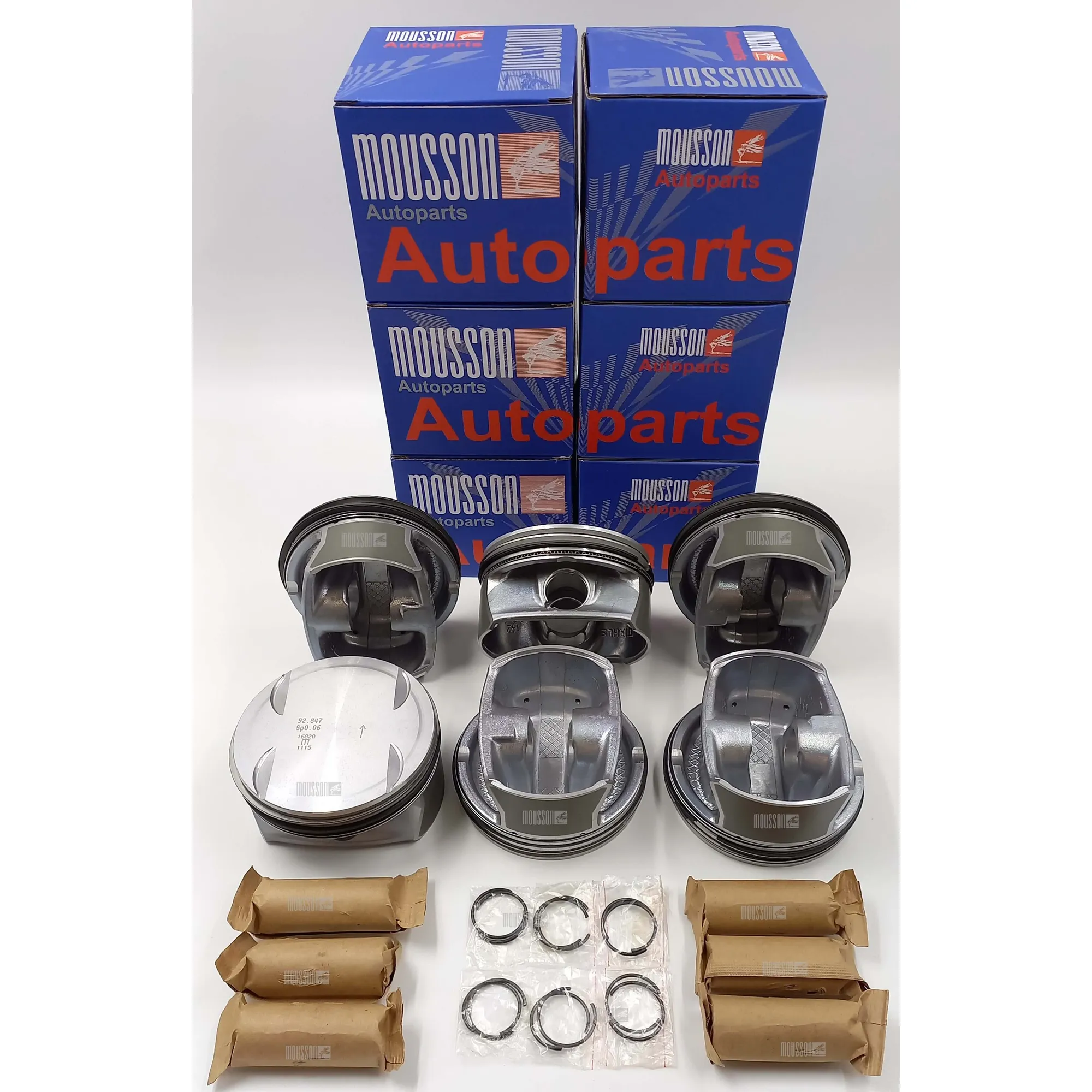 Поршень кольца комплект Benz M272.965 на 1 цилиндр MOUSSON SPRM272965STD