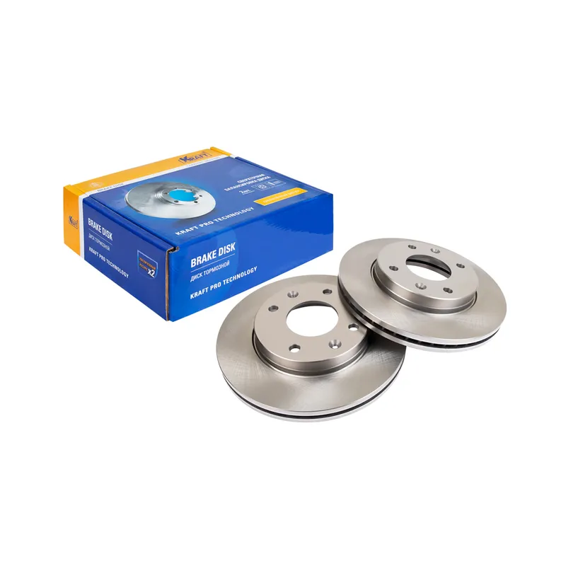 Диск тормозной передний HYUNDAI ELANTRA (00-06 ), MATRIX (01-10)/ KIA CERATO, SPECTRA OBERKRAFT KRAFT KT016047