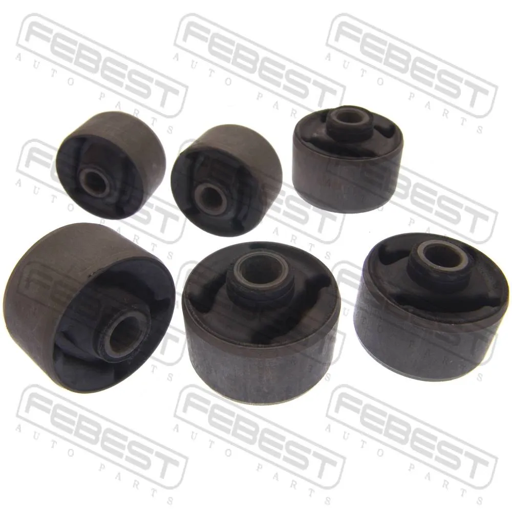 Сайлентблок муфты кардана комплект 6 PCS TOYOTA ESTIMA EMINA/LUCIDA CXR1#,2#,TCR1#,2# 1992. FEBEST TAB-428