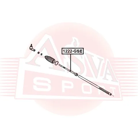 Тяга рулевая ASVA 1222GSE