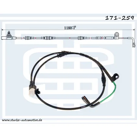 Датчик тормозной LAND ROVER DISCOVERY lll-IV передний STARKE 171259