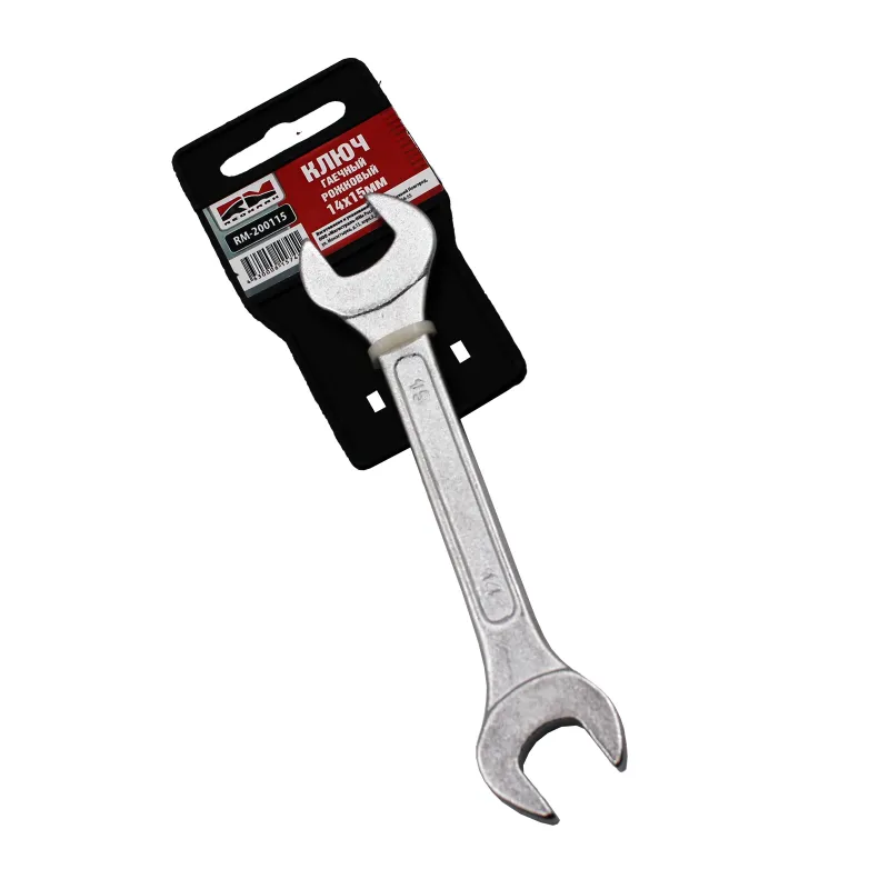 Ключ гаечный рожковый 14х15 мм RedMark REDMARK RM200115