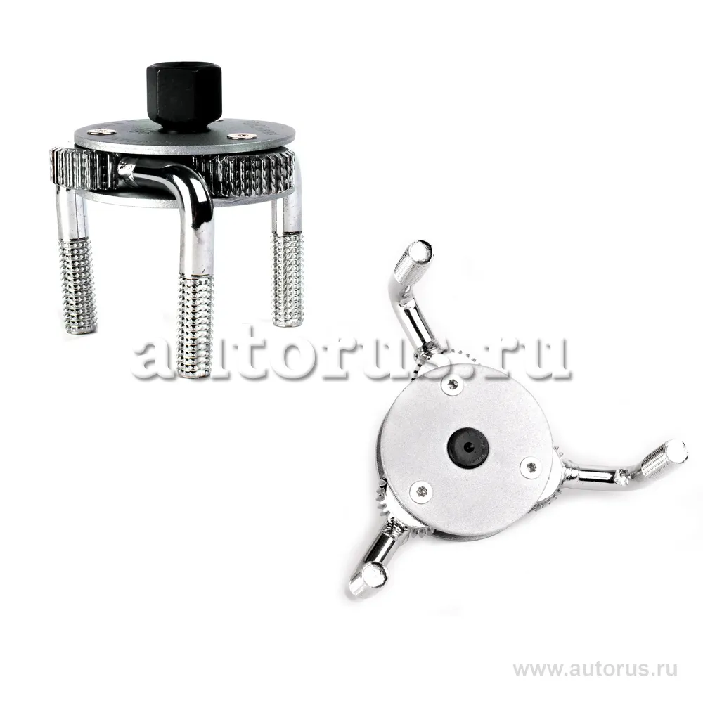 Съемник масляного фильтра, трехлапый, 65 - 110 мм, под вороток 3/8 DR FORCE 61904