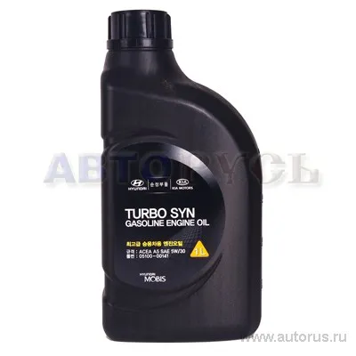 Масло моторное HYUNDAI/KIA Turbo SYN A5 5W-30 синтетическое 1 л 05100-00141