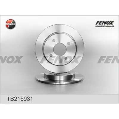 Диск тормозной задний FENOX TB215931