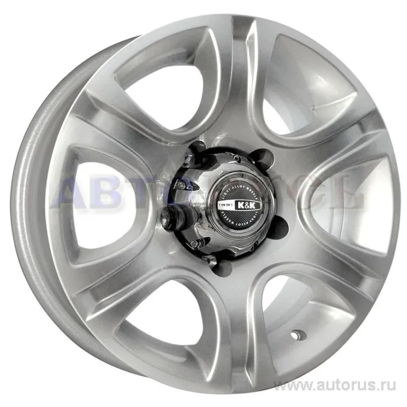 Диск литой R16 7J 5x139.7/108 ET22 КИК Талисман сильвер 0821